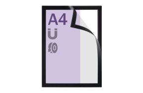 ΠΛΑΙΣΙΟ ΑΝΑΚΟΙΝΩΣΕΩΝ ΜΑΓΝΗΤΙΚΟ ΑΥΤΟΚΟΛΛΗΤΟ (ΠΕΡΙΜΕΤΡΙΚΑ) Α4 ΜΑΥΡΟ